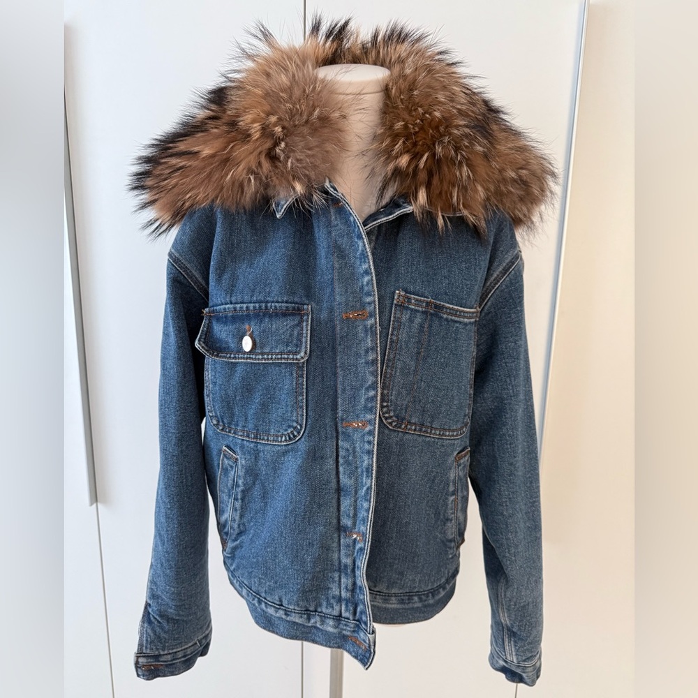 Ascend Oversized Sherpa Denim Trucker Jacket